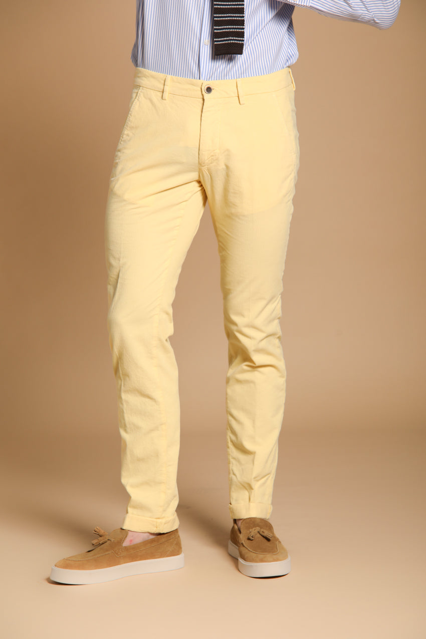 Torino pantalon chino homme tailleur en coton léger slim fit