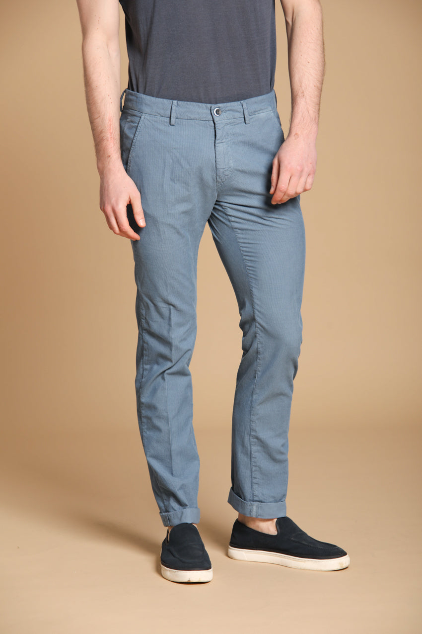 Torino pantalon chino homme tailleur en coton léger slim fit