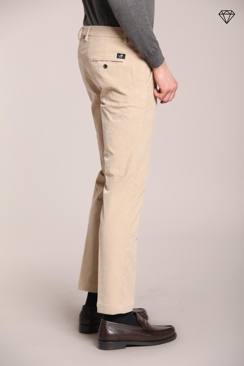 Foto 5 Torino pantalone chino uomo in velluto 1500 righe slim fit  ①