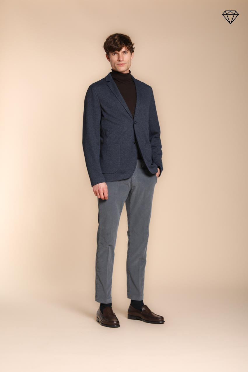 Torino pantalón chino hombre en terciopelo 1500 rigas slim fit ①