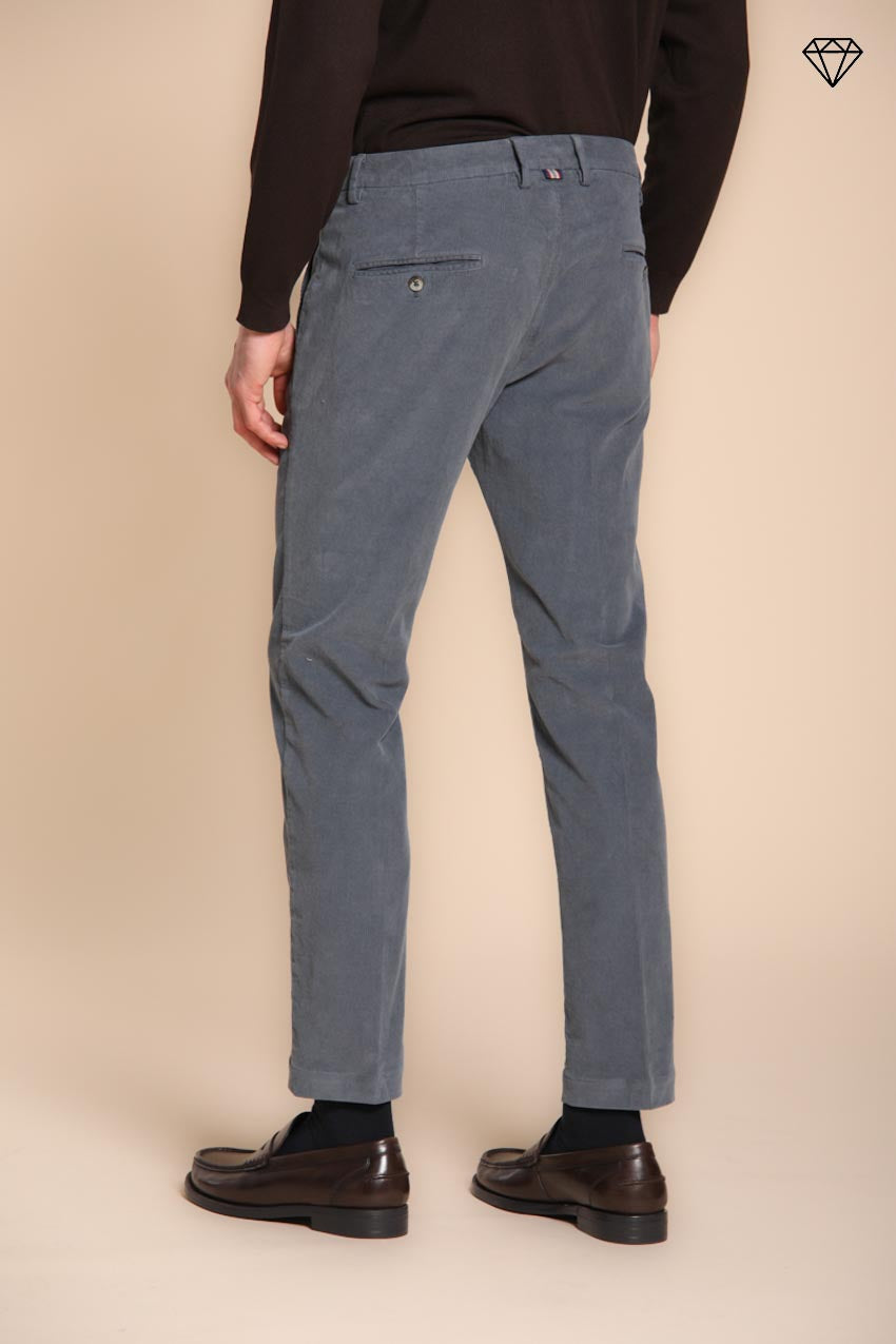 Torino pantalón chino hombre en terciopelo 1500 rigas slim fit ①
