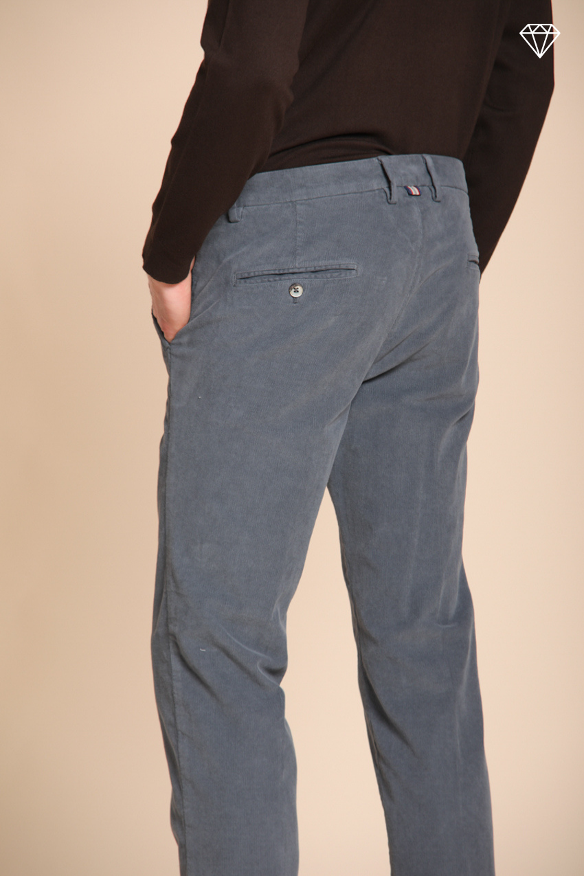 Torino pantalón chino hombre en terciopelo 1500 rigas slim fit ①