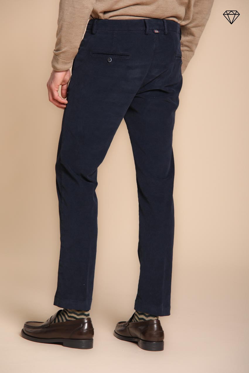 Torino pantalón chino hombre en terciopelo 1500 rigas slim fit ①