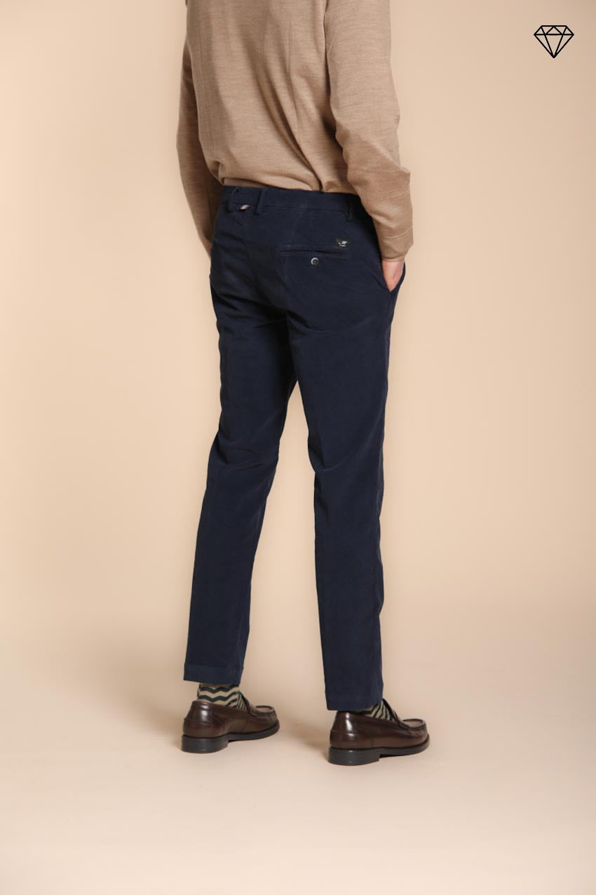 Torino pantalón chino hombre en terciopelo 1500 rigas slim fit ①