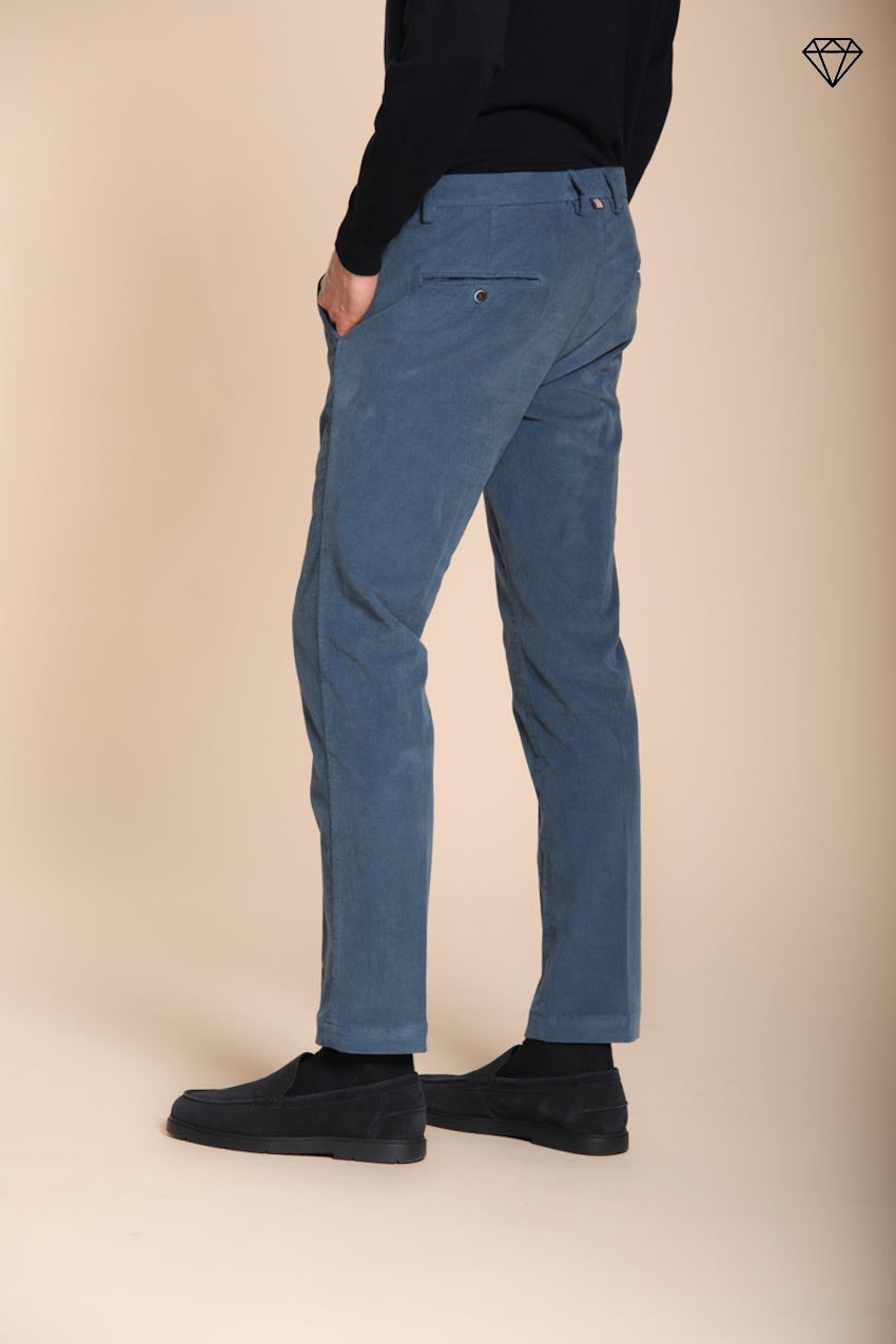 Torino pantalón chino hombre en terciopelo 1500 rigas slim fit ①