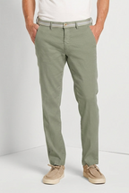 Torino Oxford pantalón chino hombre en twill de lino y algodón slim fit