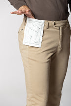 Torino Flex Herren Chinohose aus Satin Slim Fit