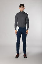 Torino Flex pantalón chino hombre en satén slim fit