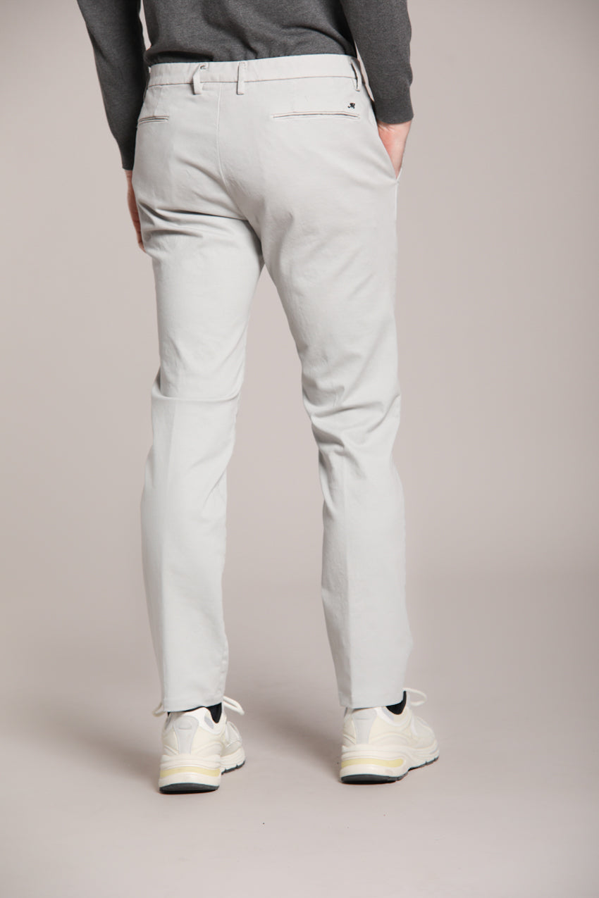Foto 7 Torino Flex pantalone chino uomo in raso slim fit