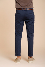 Torino Flex men's chino pants in stretch gabardine slim fit ①