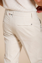 Torino Flex men's chino pants in stretch gabardine slim fit ①