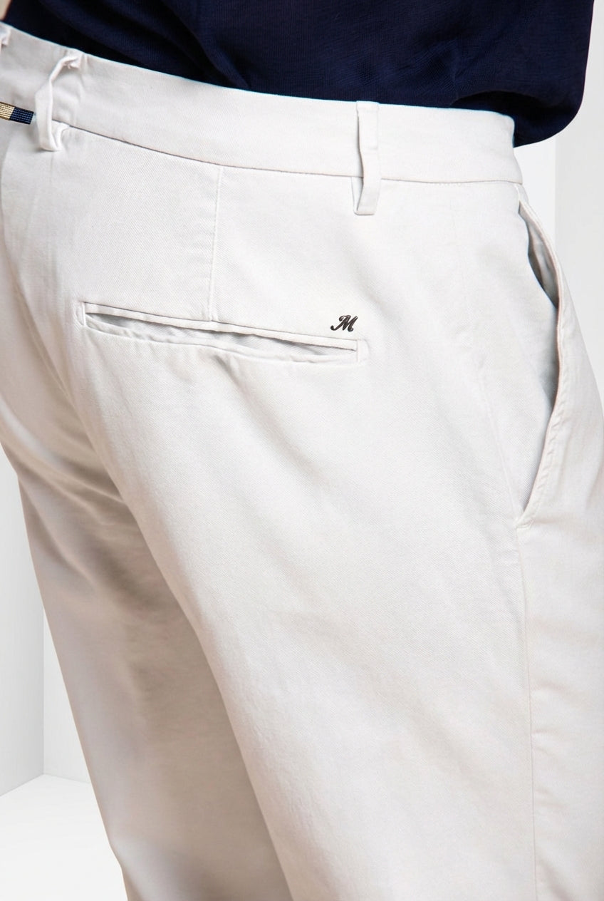 Torino Flex men's chino pants in stretch gabardine slim fit ①