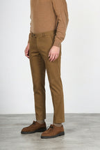 Torino Flex men’s chino pants in satin, slim fit ①