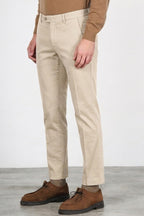 Torino Flex pantalone chino uomo in raso slim fit ①