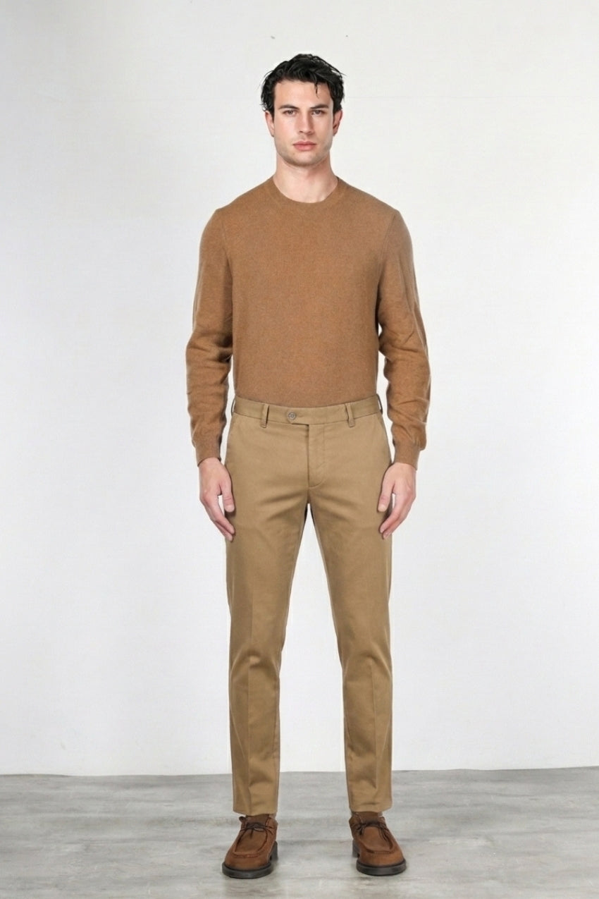 Torino Flex Chinohose für Herren aus Satin mit slim fit ①
