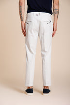 Torino Flex pantalón chino hombre en gabardina stretch slim fit ①