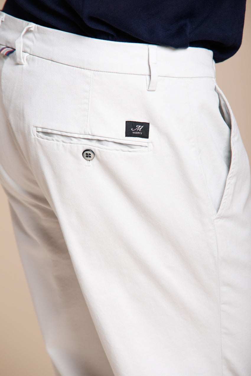 Torino Flex pantalón chino hombre en gabardina stretch slim fit ①