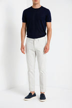 Torino Flex pantalón chino hombre en gabardina stretch slim fit ①