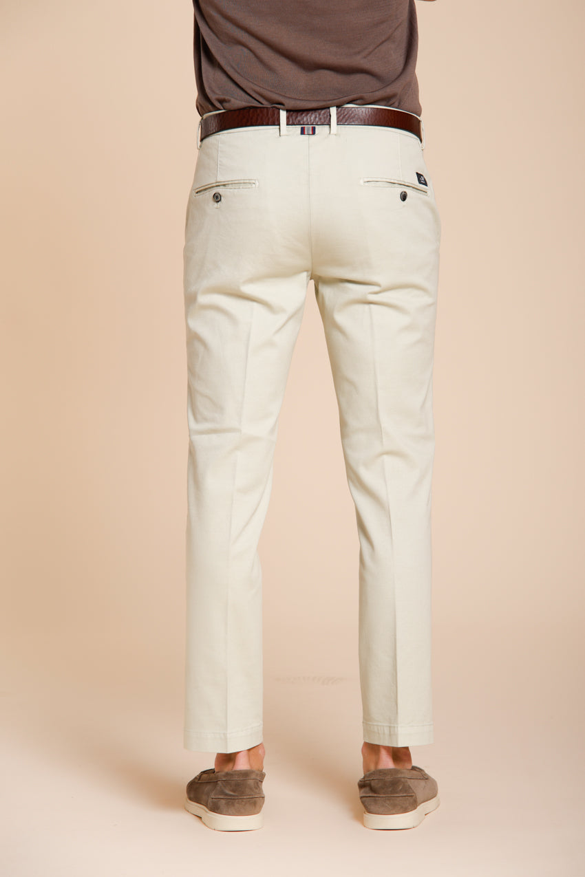 Torino Flex pantalon chino homme en gabardine stretch slim fit ①