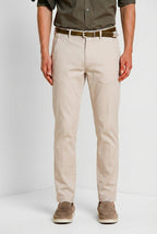 Torino Flex pantalone chino uomo in gabardina stretch slim fit ①