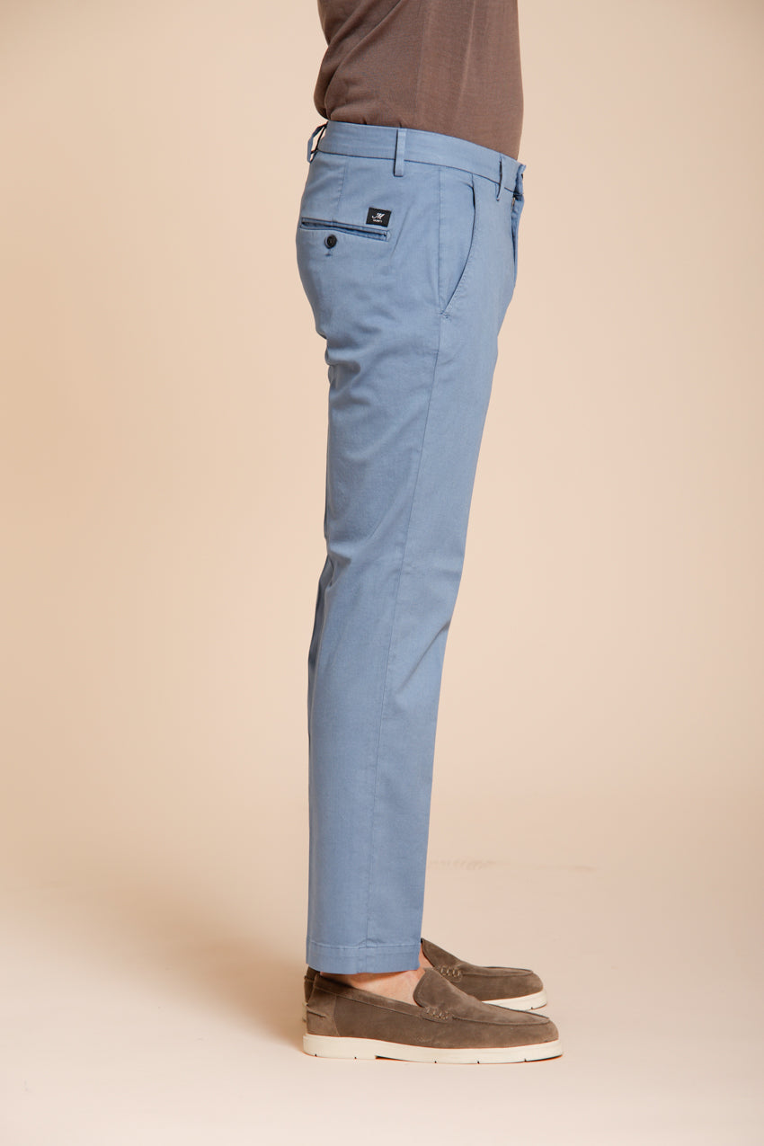Torino Flex pantalón chino hombre en gabardina stretch slim fit ①