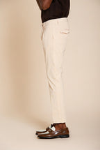 Torino 1 Pinces Flex pantalone chino uomo in gabardina super stretch slim fit