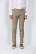 Torino City Icon Flex Hose Chino Herren aus Stretch-Cavallery aus Baumwolle und Leinen slim fit