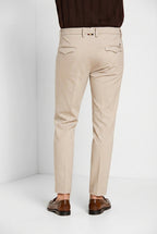 Torino City 1 Pinces Hose Chino Herren aus Jersey slim fit