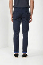 Torino City Travel Hose Chino Herren aus technischem Stretch-Satin slim fit