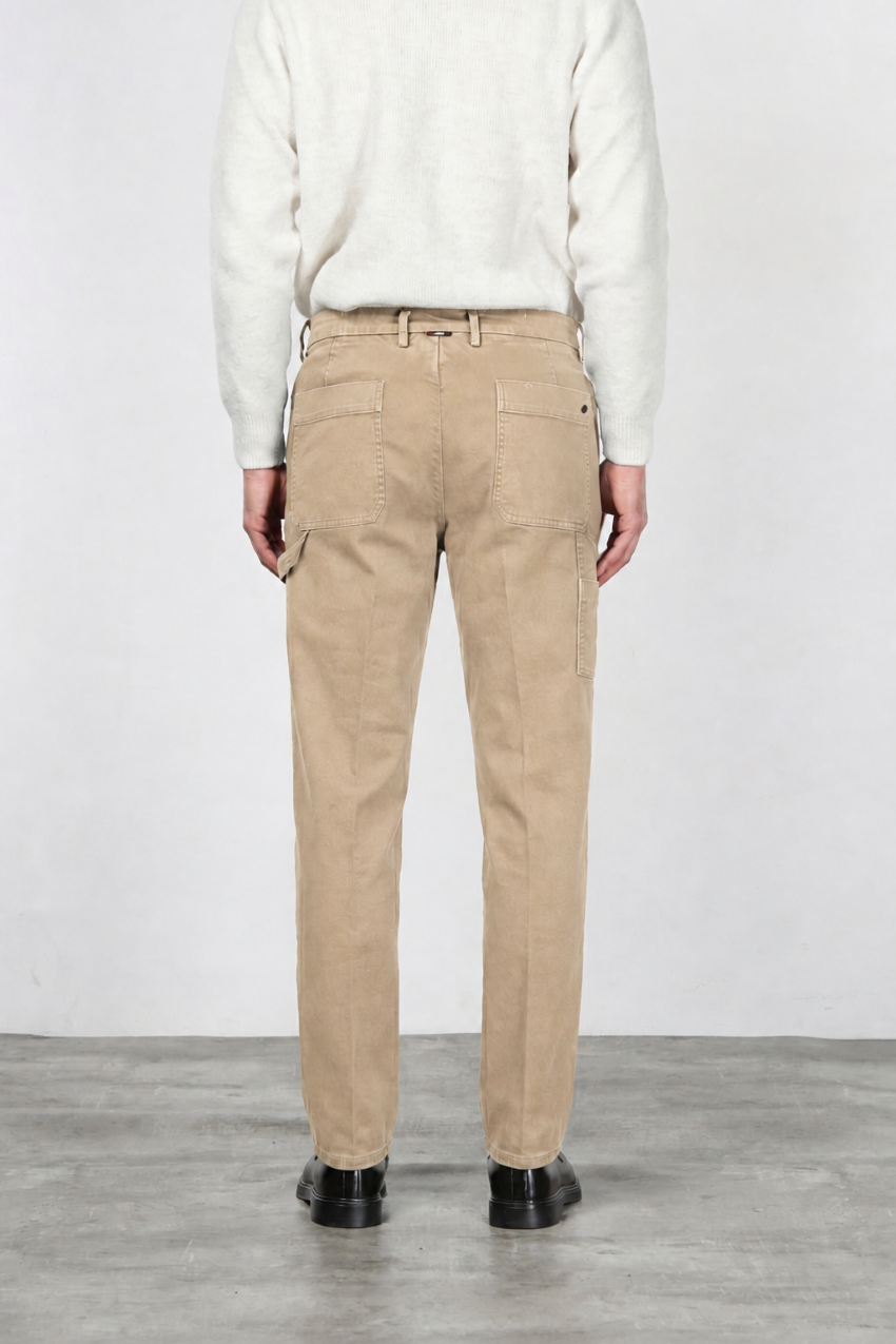 Square Work pantalón chino de hombre en bull stretch relaxed fit
