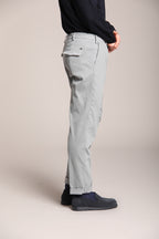 Foto 5 Boston 2 Pinces pantalone chino uomo in tricotina relaxed fit