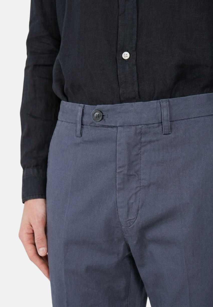 Boston pantalone chino uomo in cavallery stretch relaxed fit