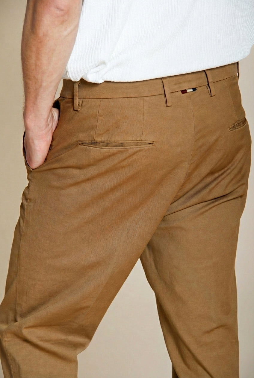 Boston pantalon chino homme en cavallery stretch relaxed fit