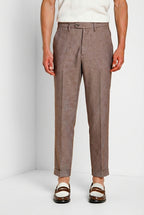 Boston men's chino pants in diagonal weave denim relaxed fit