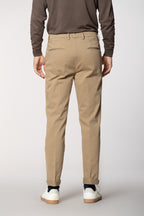 Boston men’s chino pants in cotton diagonal weave relaxed fit

