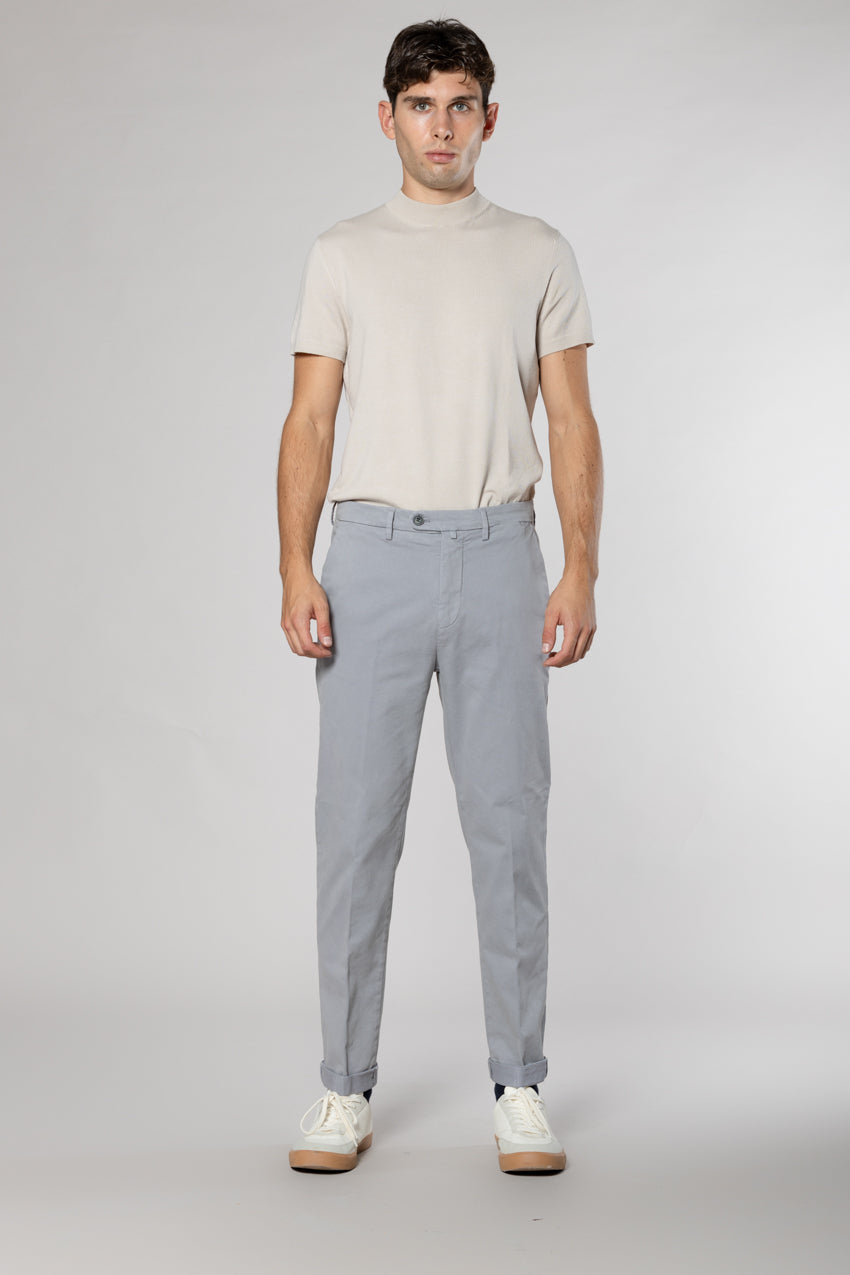 Boston pantalon chino homme en coton tissé diagonale relaxed fit