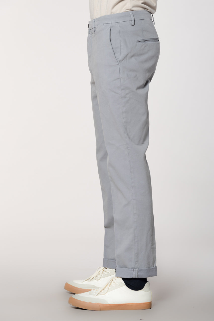 Boston pantalon chino homme en coton tissé diagonale relaxed fit