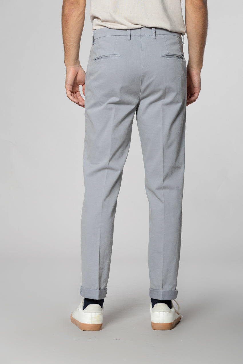 Boston pantalon chino homme en coton tissé diagonale relaxed fit