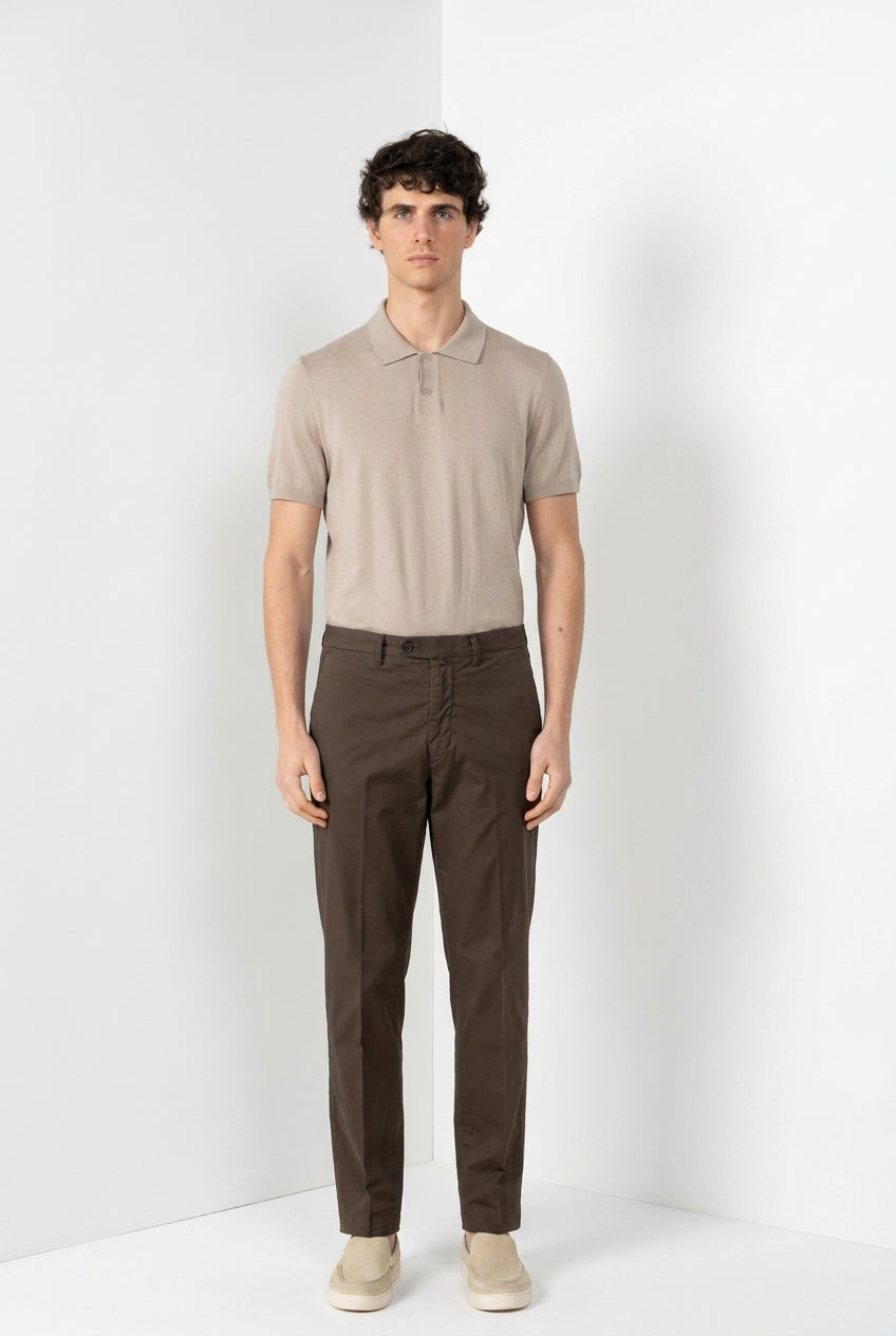 Boston men's chino pants in lightweight stretch twill relaxed fit