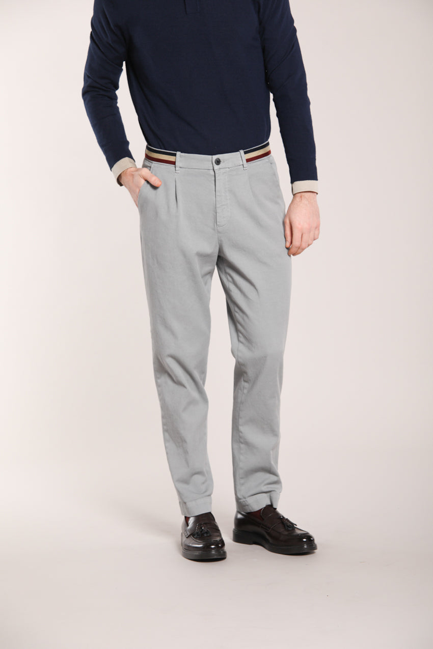 Foto 1 Pinces 22 Icon pantalone chino uomo in bul relaxed fit