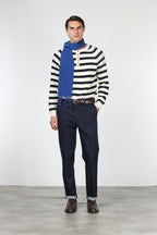 Madison men’s chino pants in techno stretch denim with carrot fit
