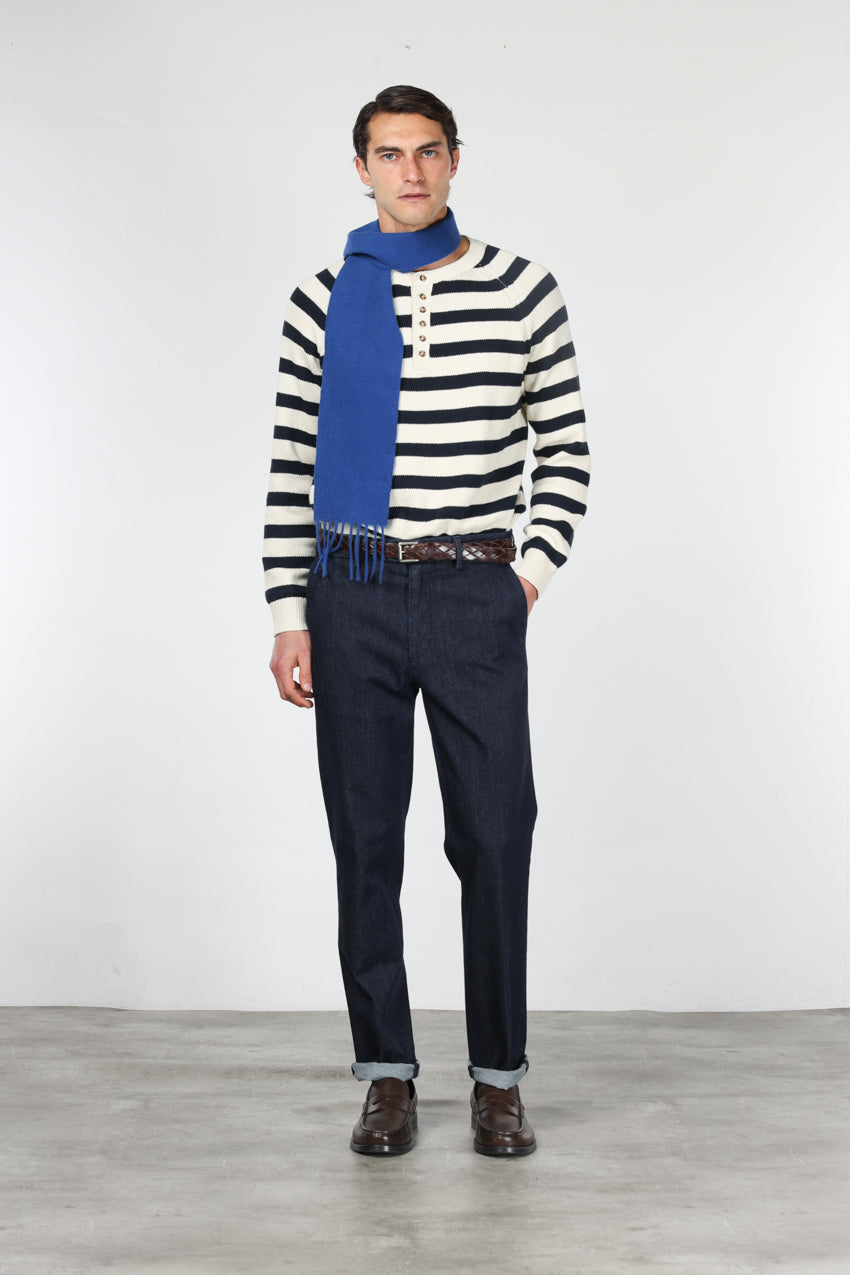 Madison men’s chino pants in techno stretch denim with carrot fit
