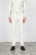 Madison pantalone chino uomo in bull stretch carrot fit