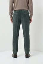 Paris pantalone chino uomo in velluto a costa larga carrot fit