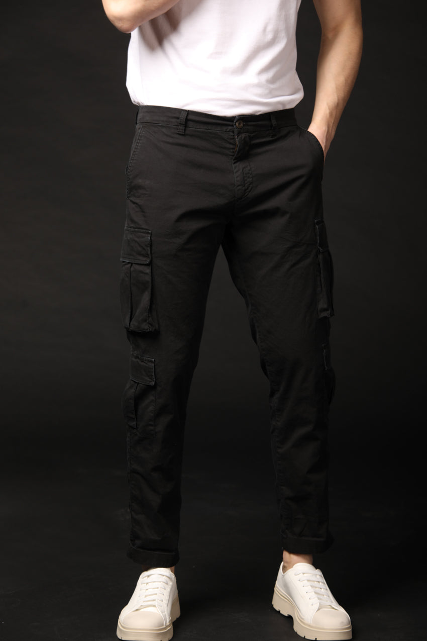 Bild 1 von Mason's Herren-Cargohose im Modell Bahamas, in Schwarz, Regular Fit