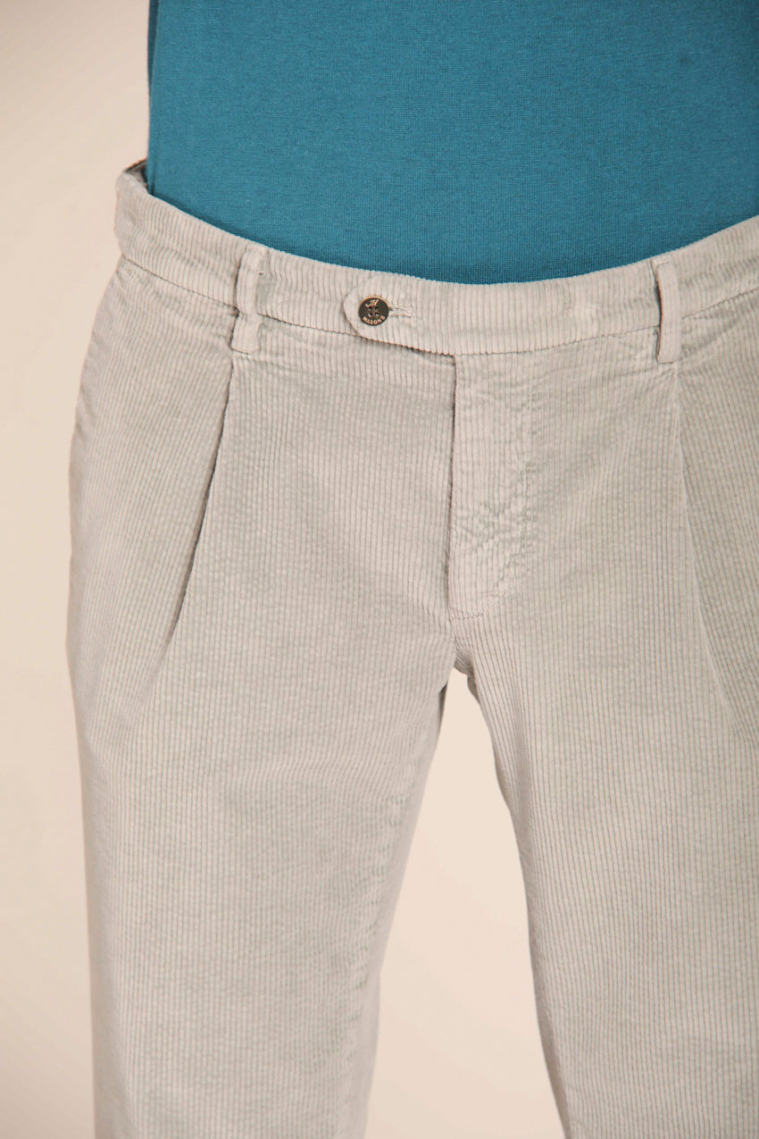 Immagine 3 di Genova Style pantalone chino uomo in velluto 500 righe regular fit