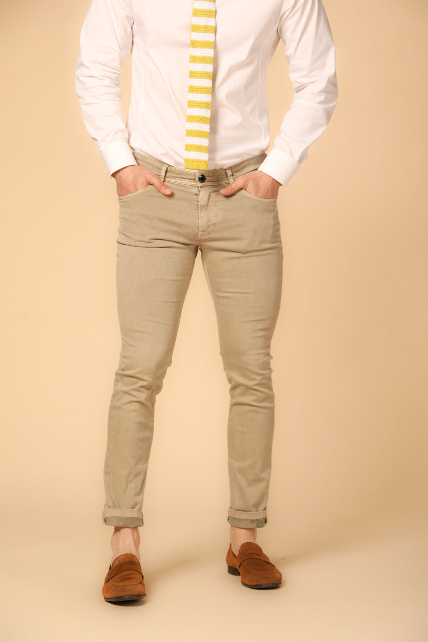 Image 1 of men's Harris 5 model pants in green slim fit by Mason's