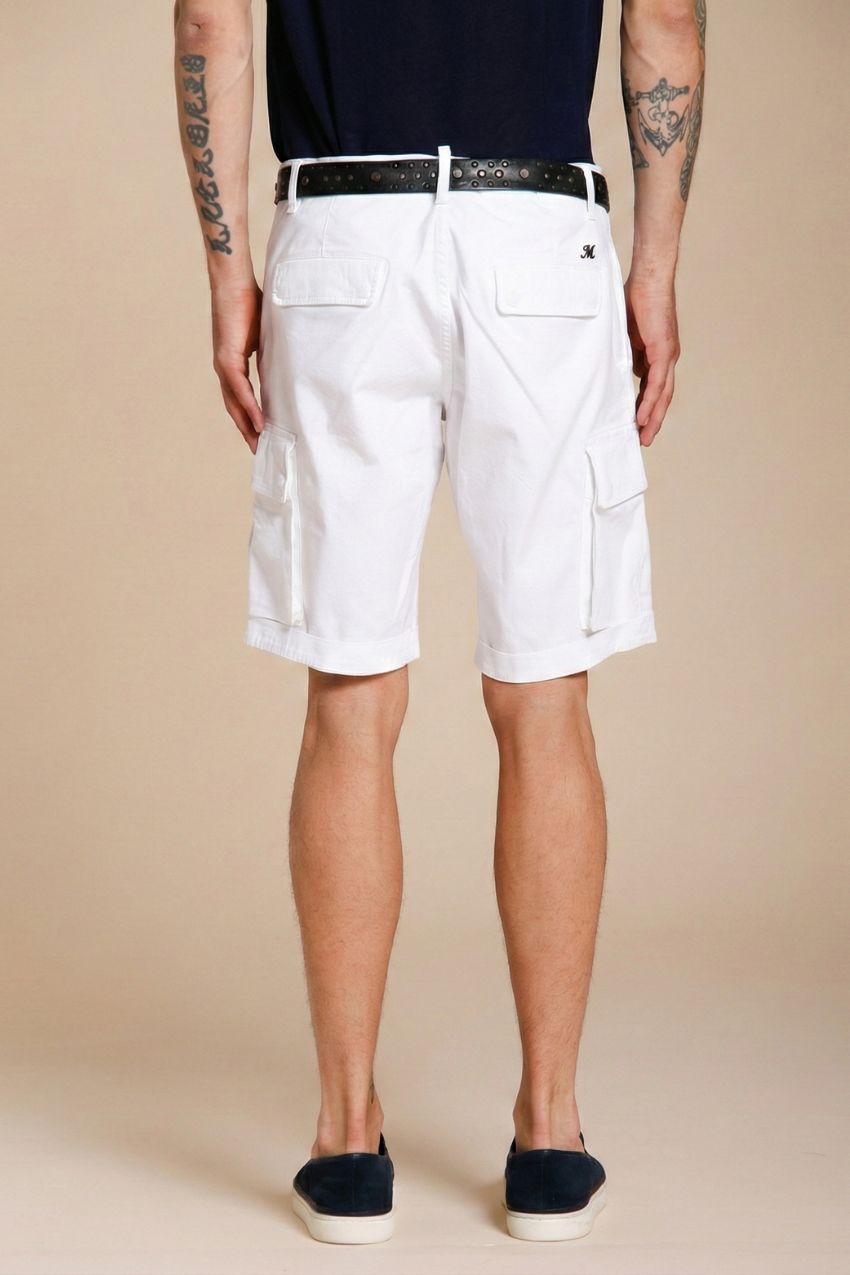 Chile Herren Cargo Bermuda aus Stretch-Satin slim fit ①