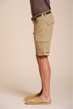 Chile Herren Cargo Bermuda aus Stretch-Satin slim fit ①