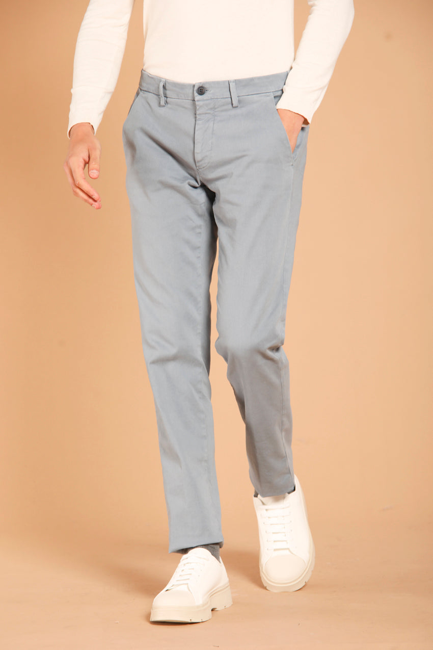 Foto 1 Torino City String pantalone chino uomo in gabardina slim fit